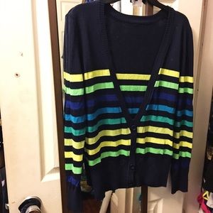 [LIKE NEW] STRIPED CARDIGAN