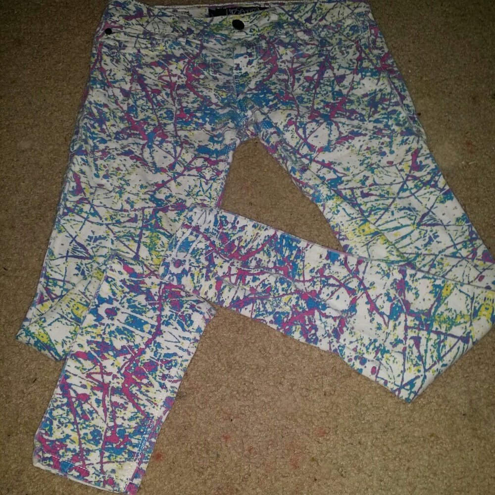 Paint splatter pants