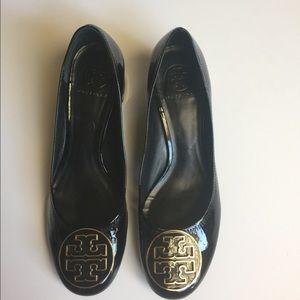 Tory Burch Black Patent Amy Pump