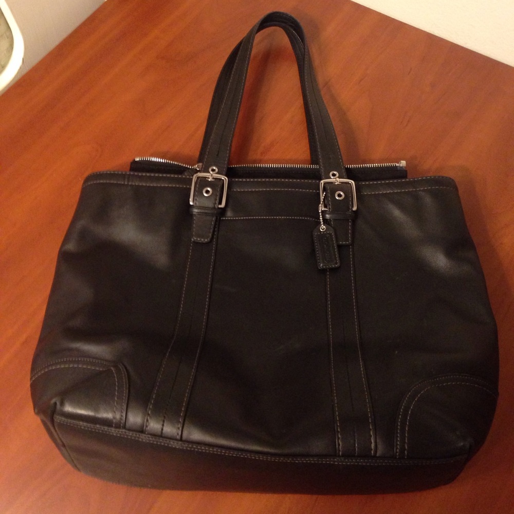 Large Black Coach bag