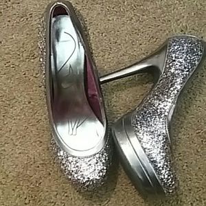 Multi colored Glitter High Heels