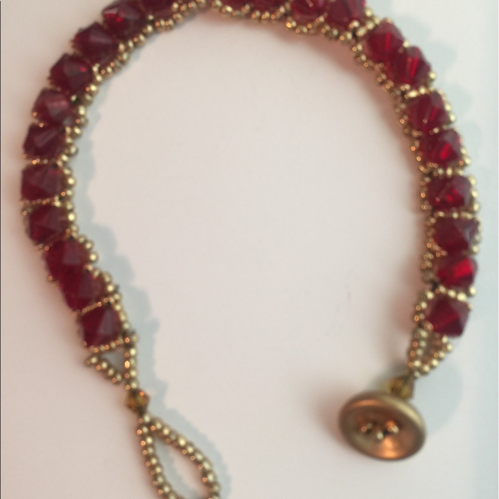 Hand Sewn Right Angle Weave Fashion Bracelet