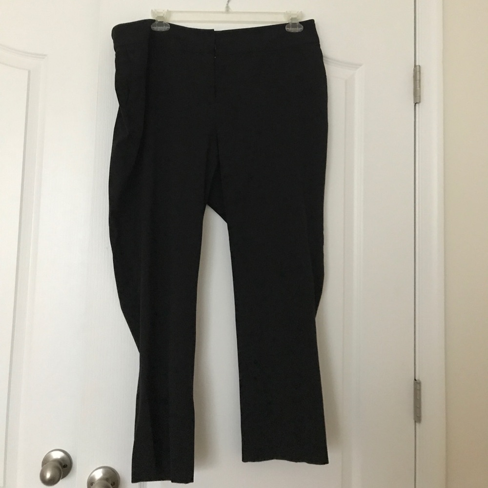 Plus size black dress pants