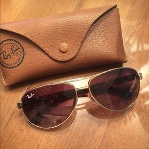 Ray Ban Aviators with Tortoiseshell Sides