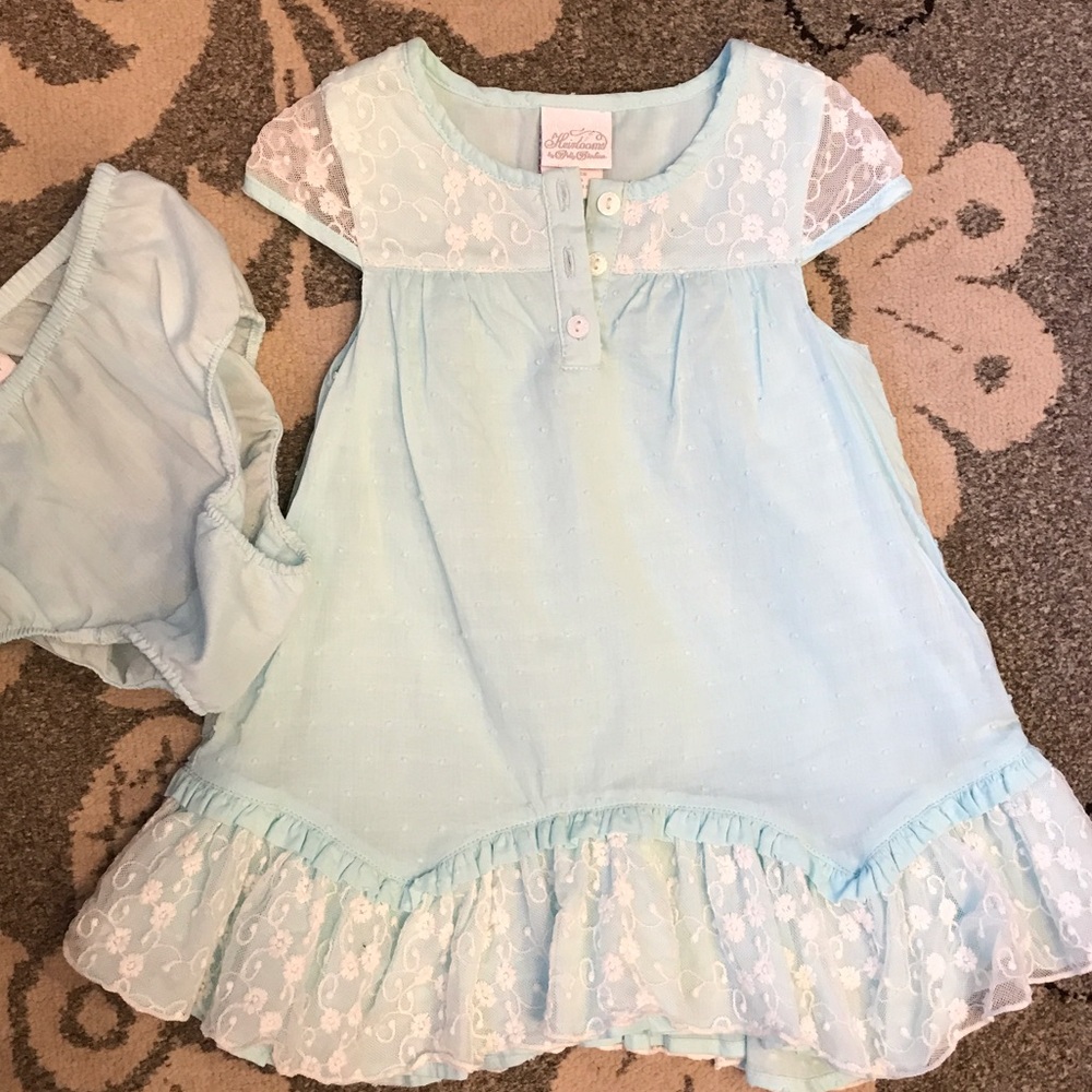Elegant blue dress