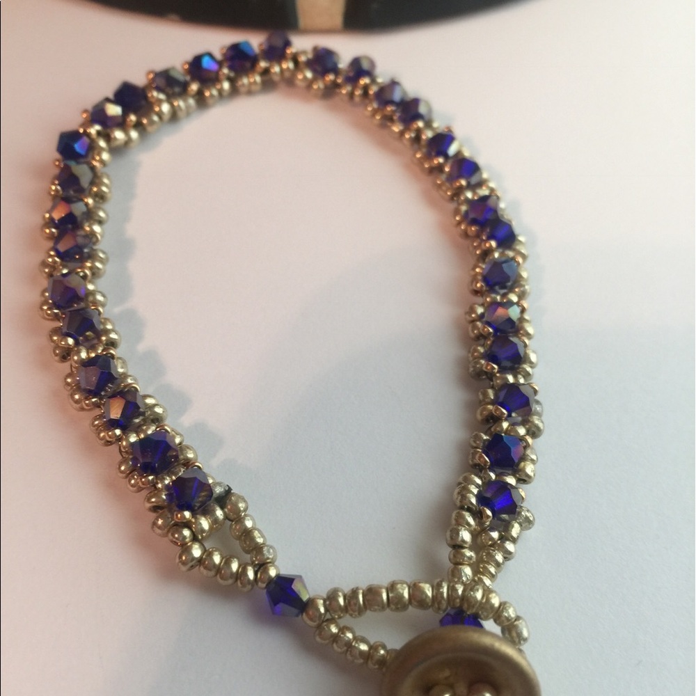 Hand Sewn Right Angle Weave Fashion Bracelet