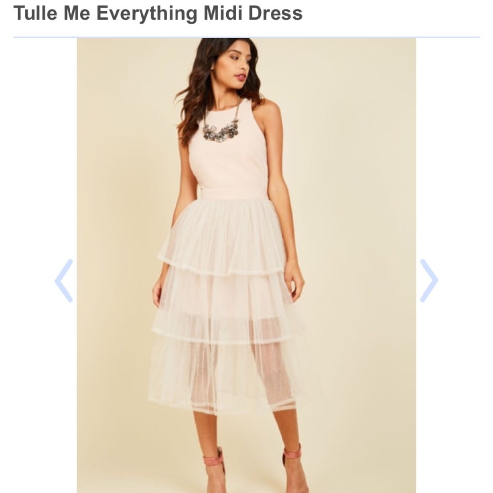 Blush Tulle Dress