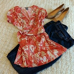 Ann Taylor blouse wrap