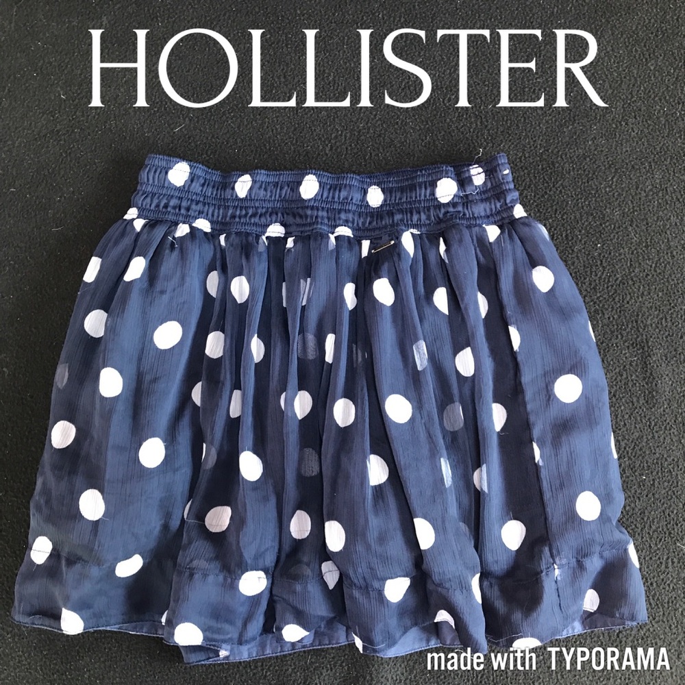 Hollister Polkadot Skirt