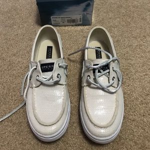 Sperry Top-Sider • Bahama off white sequins