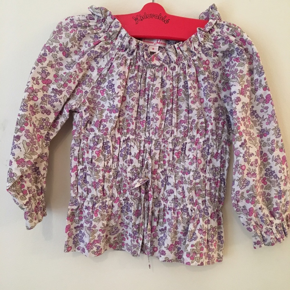 Jeanine Johnsen cotton floral top