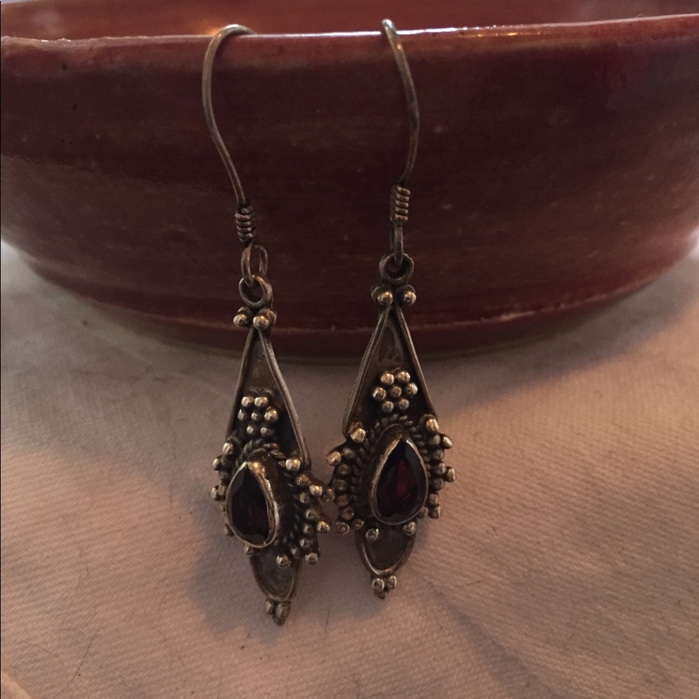 Pretty amethyst drop earrings!