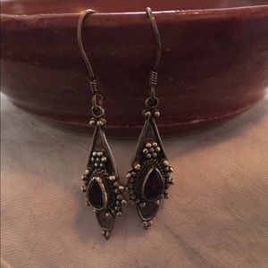 Pretty amethyst drop earrings!