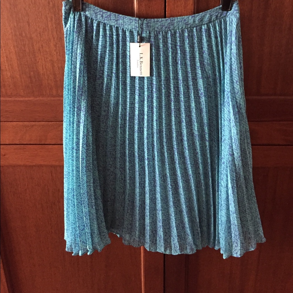 L.k. Bennett pleated summer skirt