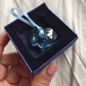 Swarovski crystal bunny ornament