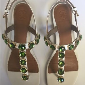 Tory Burch Mariah Flat Thong-Soft Patent Calf