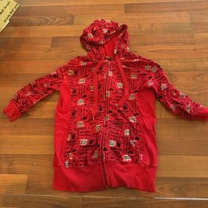 Hannah Montana junior red hoodie 7 9