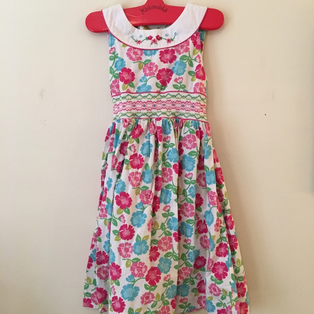 🌟HP x 2🌟 Periwinkle smocking floral dress