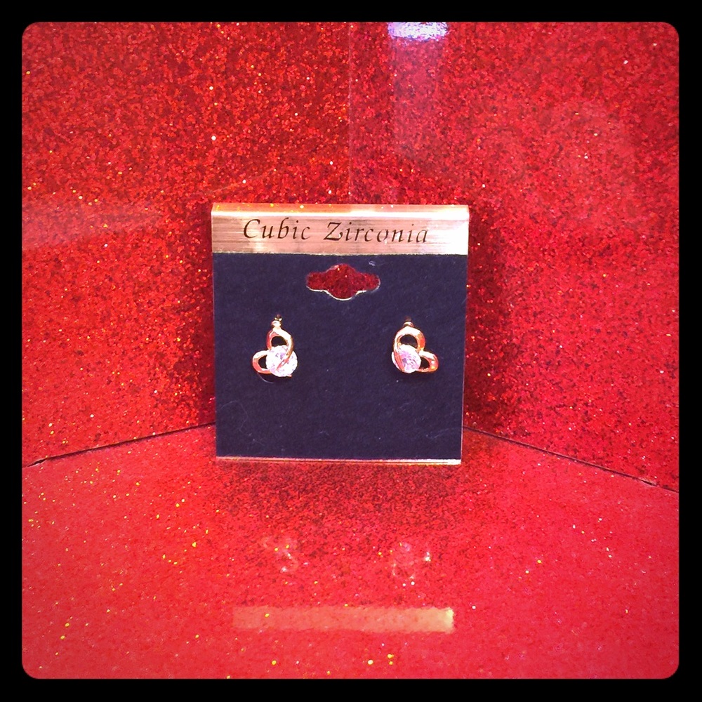 NWT cubic zirconia earrings