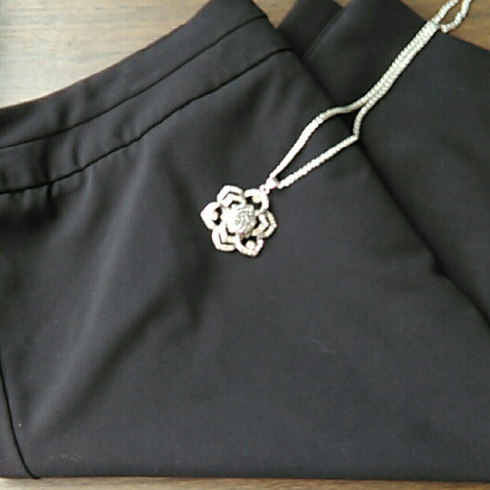 Solid black skirt size 18