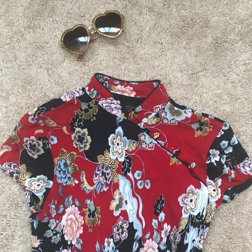 Floral Chinese New Year Dress