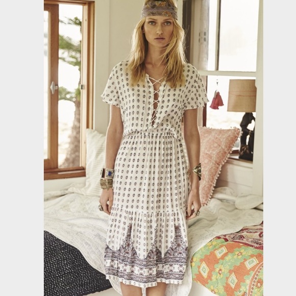 Auguste Gypsy Girl Day Dress Natural - Picture 2 of 8