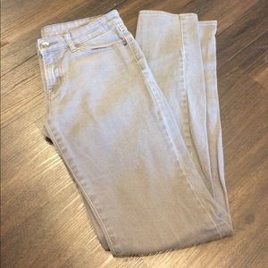 Grey Uniqlo Skinny Fit Jeans 26 x 34