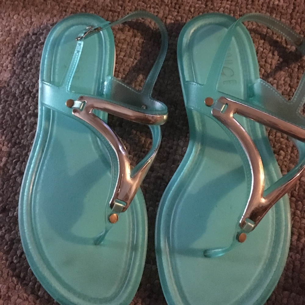 Cute comfy upscale jelly sandals