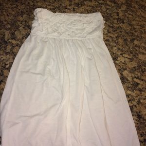 White mini dress