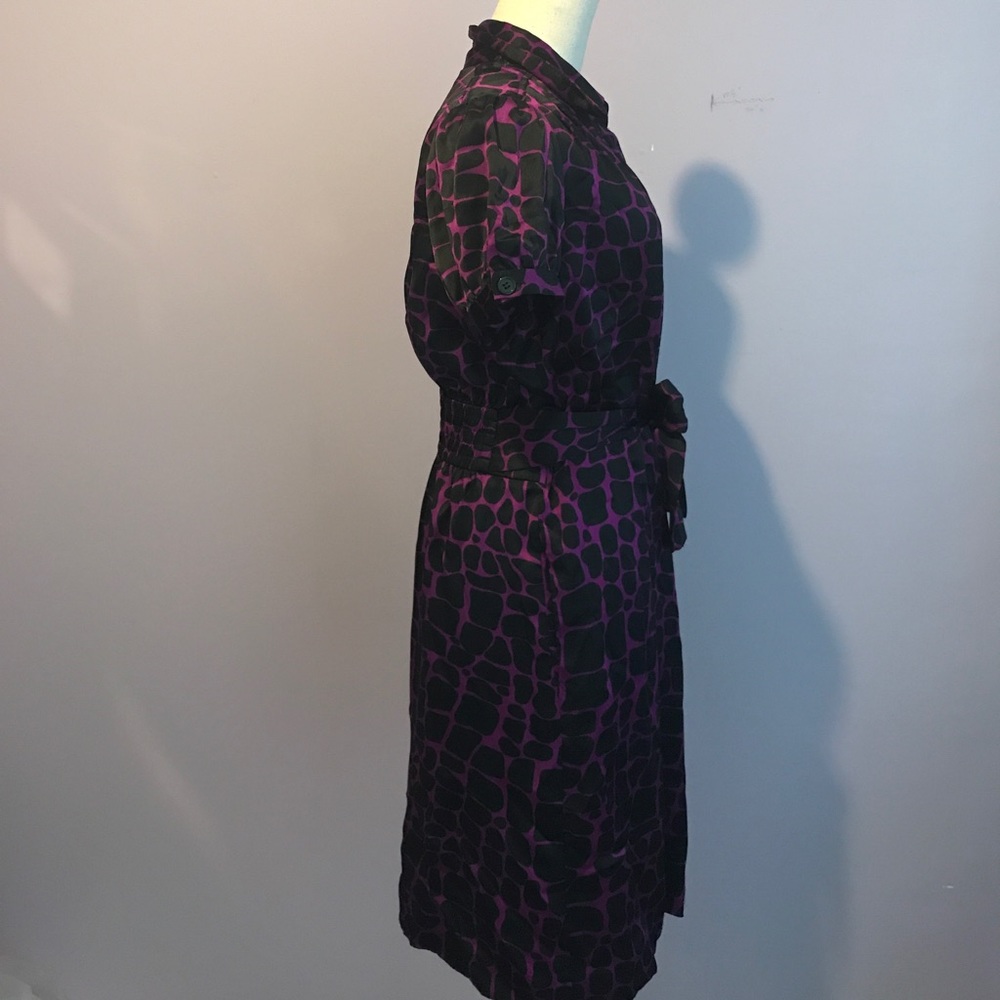 I.N.C. Purple and black "giraffe spotted" print - Picture 4 of 7
