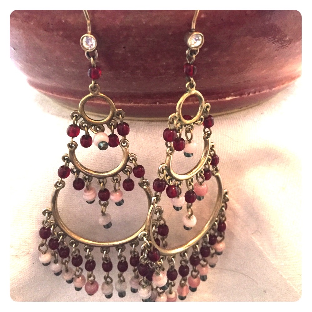 Dramatic earrings