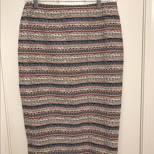 The limited high waisted skirt