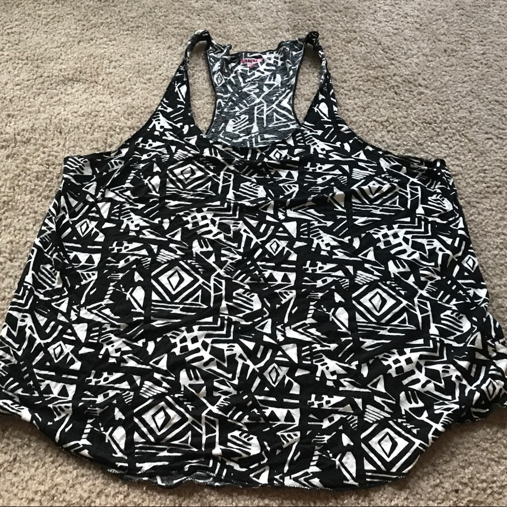 Aztec print tank top