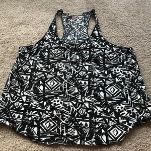 Aztec print tank top