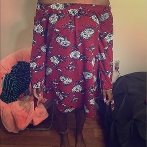 Off the shoulder Charlotte Russe dress.