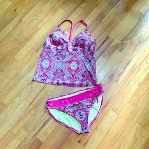 Athleta Tankini Swim Suit