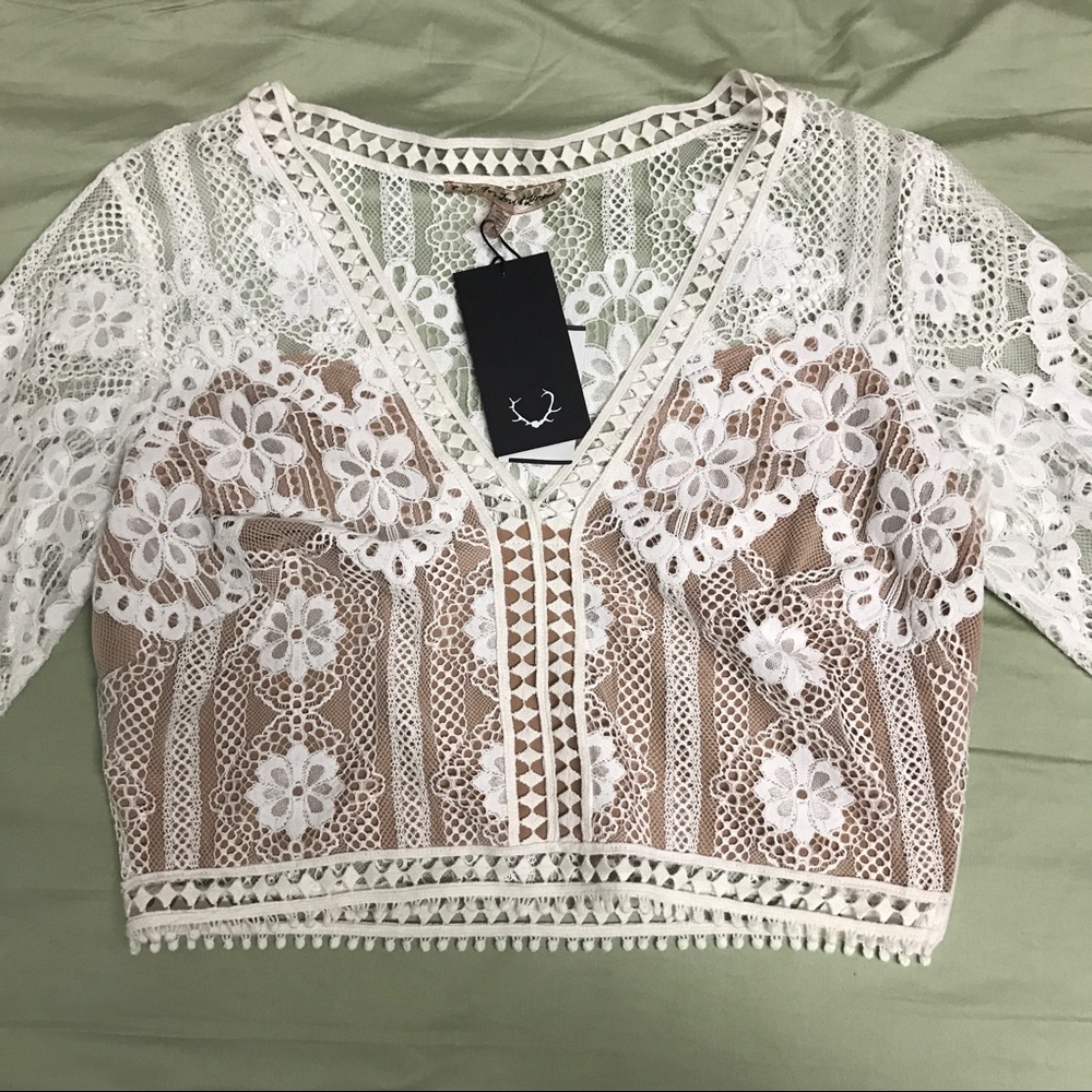 For love and lemons crop top