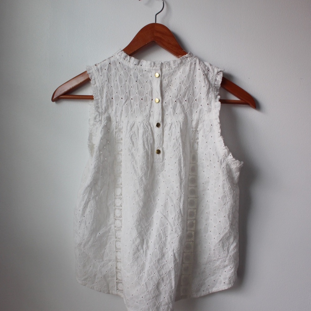 White bohemian top