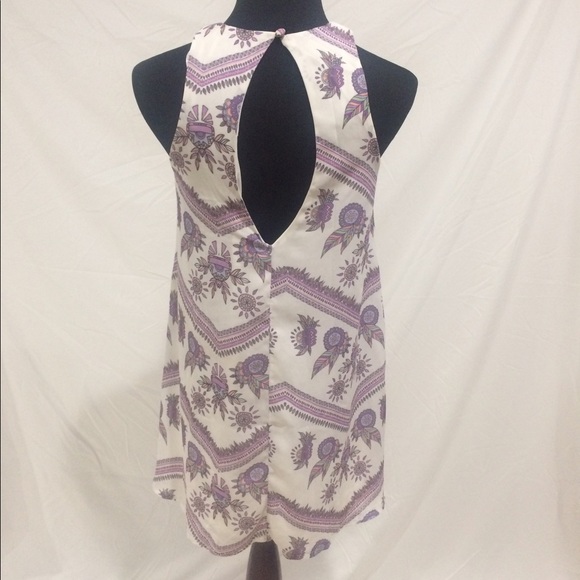 Sabo Skirt Lavender Print Dress - Picture 2 of 4