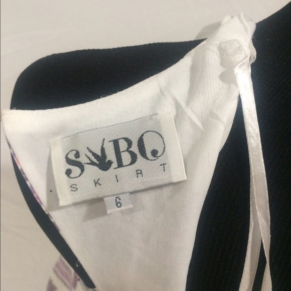 Sabo Skirt Lavender Print Dress - Picture 4 of 4