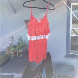 Red romper