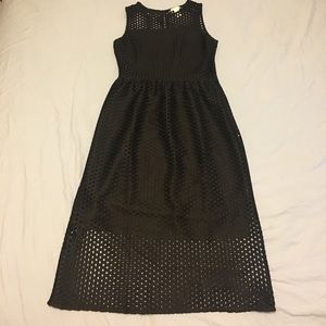 H&M black midi dress