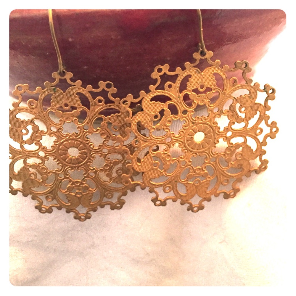 Wild snowflake earrings