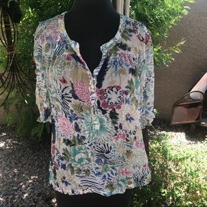 Lucky Brand Silk Blouse🍀😎