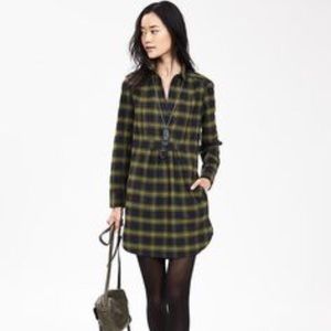 Banana Republic plaid dress