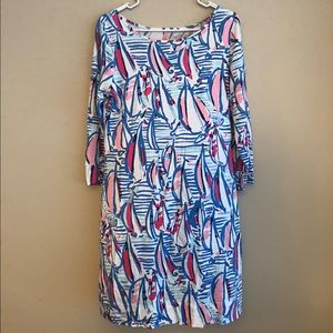 Lilly Pulitzer Marlowe Dress in Red Right Return