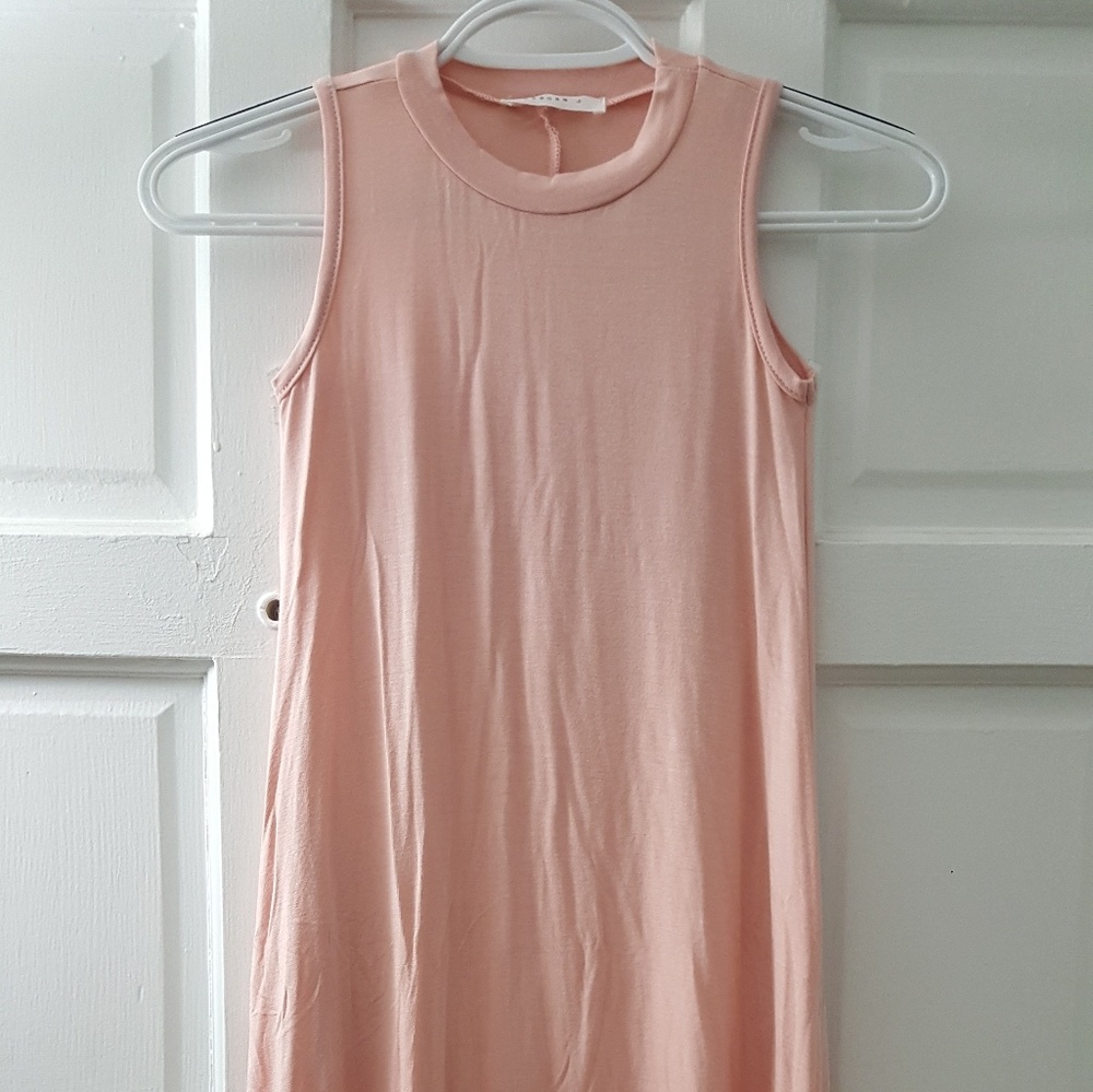 !SALE! Girl's Solid Peach Maxi Dress