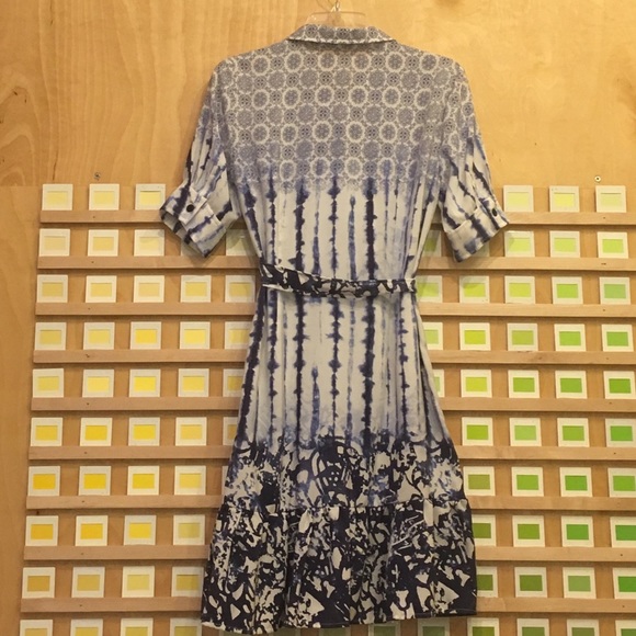🎉SALE🎉Peter Som Blue Tie-Dye Dress - Picture 5 of 8