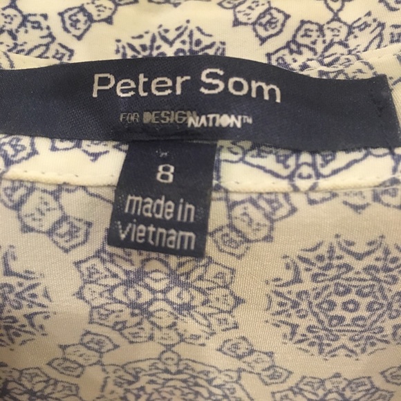 🎉SALE🎉Peter Som Blue Tie-Dye Dress - Picture 6 of 8