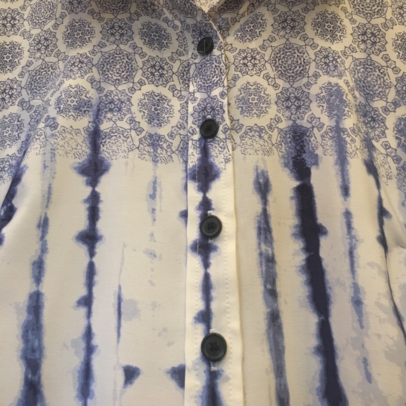 🎉SALE🎉Peter Som Blue Tie-Dye Dress - Picture 7 of 8